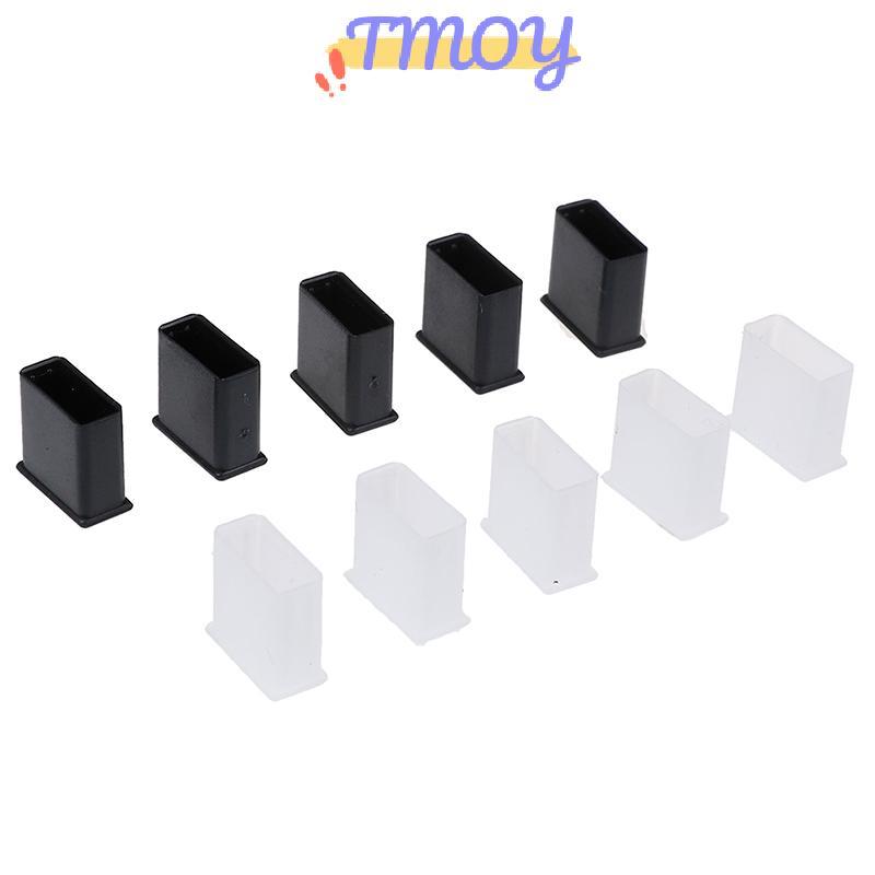 TMOY 10 Chiếc Nhựa USB Nam Chống Bụi Cắm Nút Chặn Nắp Bảo Vệ Nắp TMOY