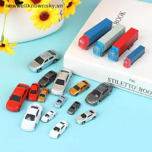 MỚI 1: 100-200 Nhà Búp Bê Thu Nhỏ Xe Tru Hộp Đựng Mô Hình Ô Tô Đồ Chơi Búp Bê Trang Trí Đồ Chơi SKY