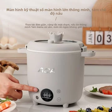 Nồi cơm điện ít đường1.2L Nồi cơm điện áp suất nhỏ dành cho sinh viên ký túc xá, nồi cơm điện dùng trong gia đình, nồi đ