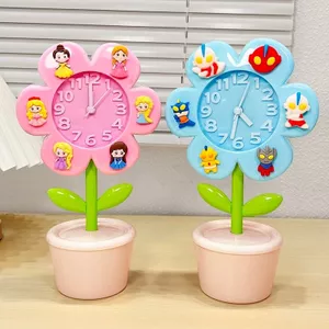 Đồng hồ báo thức sáng tạo thông minh Trẻ em Đánh thức mạnh mẽ Công cụ tiện dụng dành cho sinh viên Đồng hồ hoạt hình chuyên dụng Báo thức để bàn 6.3