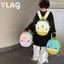 Ba lô tròn hình cá mập hoạt hình dễ thương dành cho trẻ mới biết đi Trẻ mẫu giáo Mẫu giáo Sử dụng hàng ngày
