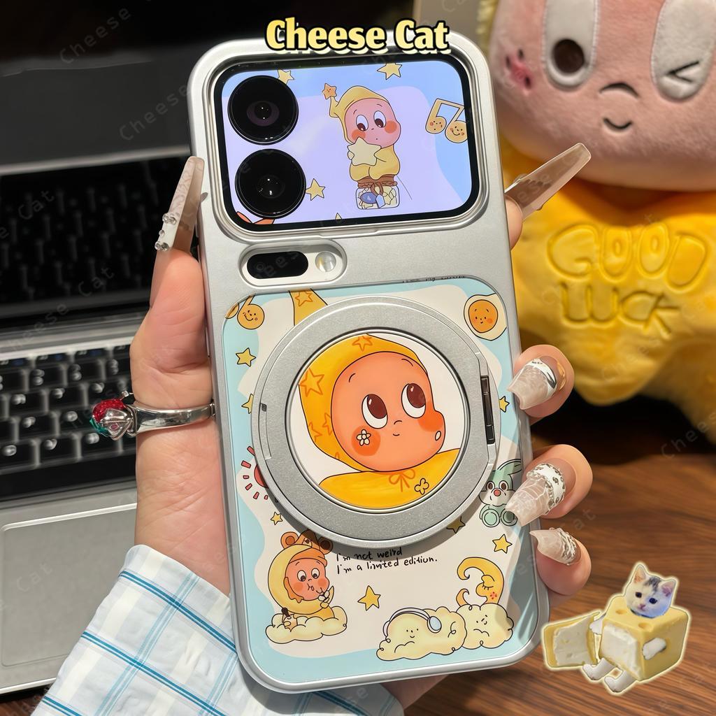 Ốp điện thoại bằng da xoay 360 độ Ngôi sao Twinkle cho iPhone 17 Pro Max 16 15 14 11 12 13 Pro Max Xs Max XR
