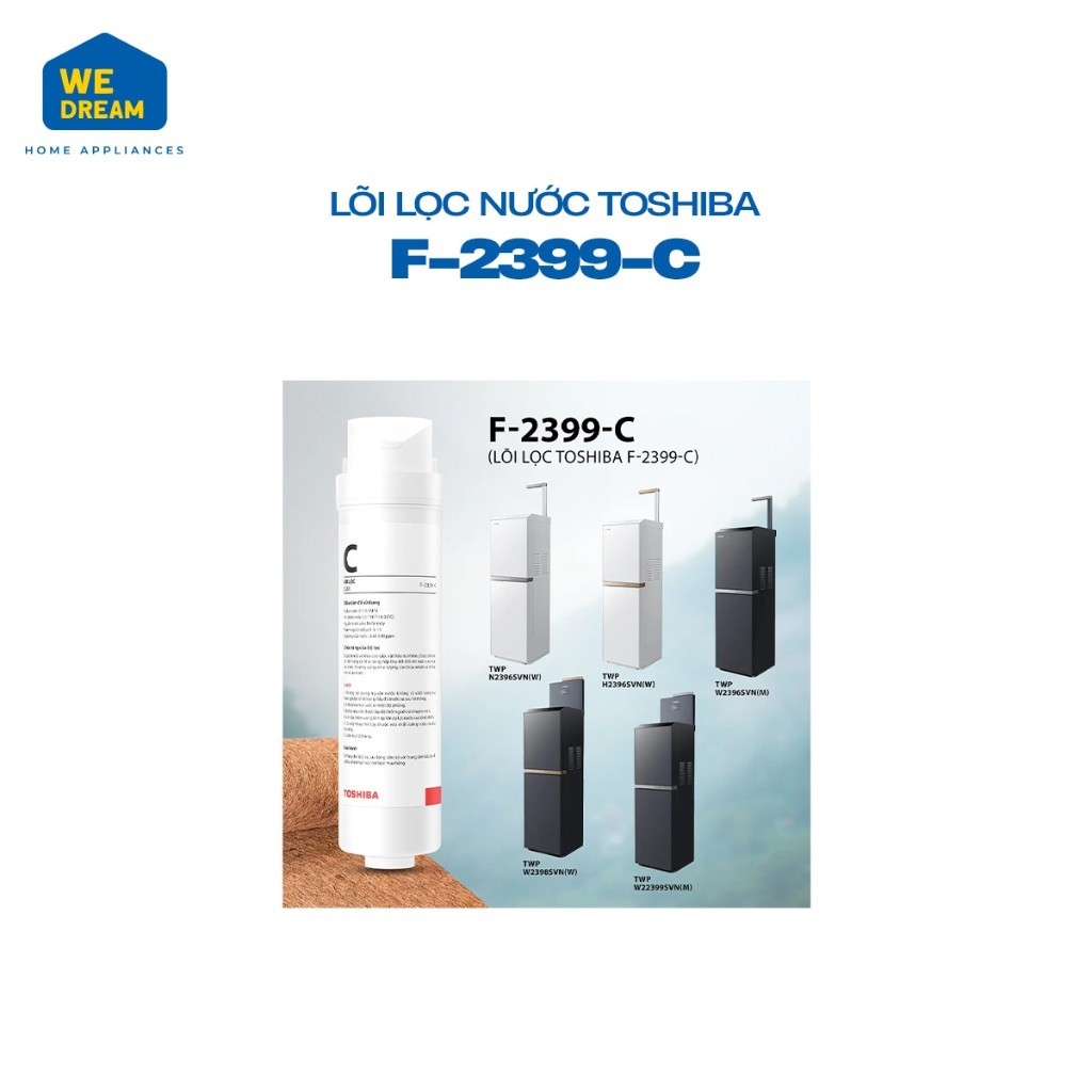 Lõi Lọc Nước Toshiba Số 3 F-2399-C - Hàng Chính Hãng