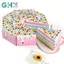 GHX 8 Cái Hình Bánh Hình Tam Giác Hộp Quà Tặng Bánh Quy Kẹo Cho Bé Tắm Ủng Hộ Điều Trị Trẻ Em Tiệc Sinh Nhật Món Tráng Miệng Paaging Hộp VN