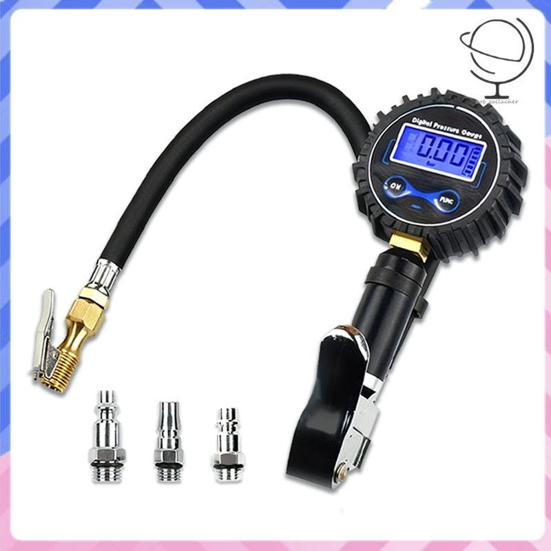 Kỹ thuật số cho đồng hồ đo áp suất lốp Màn hình LCD 0-200PSI Cao- với giao diện EU JP US để sửa chữa lốp