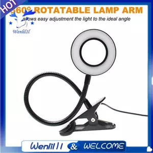 360°Đèn bàn đọc sách linh hoạt cho bàn làm việc trên giường -A