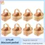 8 Chiếc Giỏ Dệt Mini Có Tay Cầm Cho Đảng Ủng Hộ Thủ Công Trang Trí Ảnh Chống Đỡ