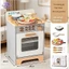Đồ chơi bếp gỗ mini lò nướng kích thước 30x26x46cm, dễ lắp đặt, phù hợp cho trẻ em chơi nhà bếp