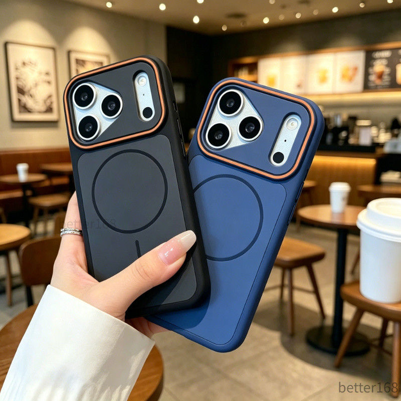 Ốp Lưng Cao Su Hút Từ Cho IPhone 13 14 15 16 17 Bảo Vệ Toàn Camera Hỗ Trợ Sạc Không Dây Chống Trượt Tiện Lợi