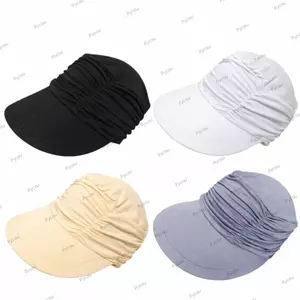 Mũ chống nắng PYCOU, Mũ vành rộng cỡ lớn bằng Polyester, Mũ chống nắng chống tia cực tím thoải mái Mũ chống nắng ngoài trời