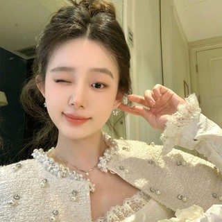 Bông Tai Bạc 925 Chân Zircon Bướm Đinh Bông Tai Cho Người Phụ Nữ Cổ Tích Ngọt Ngào Và Đa Năng Bướm Niche Thiết Kế Bông Tai