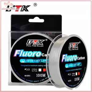 THÊM 100M Lớp Phủ Fluorocarbon Dây Câu 4.136LB-34.32LB Sợi Carbon Dây Dẫn Dây Cá Chép Chìm BSS