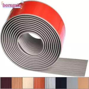 Dải chuyển đổi sàn BORAGETE, Thảm sang ngói Tấm ngưỡng tự dính, Gỗ Laminate Hạt PVC Viền Viền Dải Cửa
