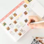 Kapibara Miếng Dán Cuộn 500 Miếng Dán DIY Hoạt Hình Dễ Thương Sổ Tay Miếng Dán Chất Liệu Niêm Phong Miếng Dán Cắt Phim Băng 6.7
