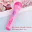 MỚI 1 Bé Gái Micro mic karaoke Hát Trẻ Em Vui Quà Tặng Âm Nhạc Đồ Chơi SKY