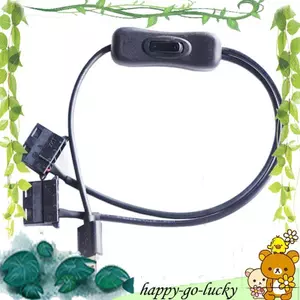 Cáp chuyển đổi quạt USB 5V sang Dual 4PIN có công tắc Bộ chia Y cho khung máy tính để bàn Vỏ máy tính làm mát