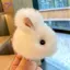 HFTOY Dễ Thương Di Động Sang Trọng Thỏ Móc Khóa Mini Lông Thỏ Hairball Mặt Dây Chuyền Túi Treo Đồ Trang Trí Chìa Khóa Ô Tô Quà Tặng ~