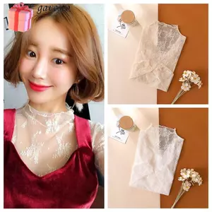 Áo thun GAVESTO, Áo dài tay xuyên thấu xuyên thấu, lưới đen Sheer dài tay
