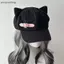 AA Nữ Tai Mèo Bông Tai Bông Tai Kẹp Gothic Gothic Gothic Gothic Beret Y2K Nữ Steampunk Punk Dây Kéo Handmade Mũ Chống Nắng VN