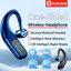 Tai nghe Bluetooth không dây dành cho doanh nghiệp Tai nghe Bluetooth siêu dài Tuổi thọ pin Giảm tiếng ồn thông minh 180° Tai nghe xoay tai trái và phải đa năng Bluetooth 6.0