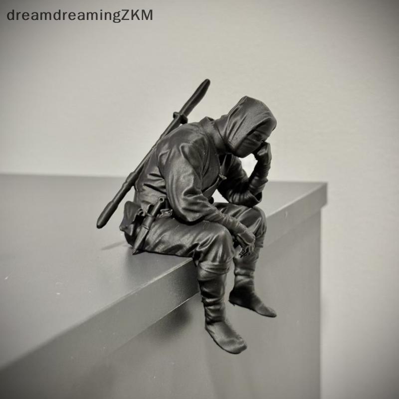 [dreamdreaming] 1 Tượng Ngồi Nhật Bản 3D In Hình Buồn Chữa Bệnh Người Bảo Vệ Tượng Treo Tường Trang Trí Máy Tính Để Bàn Sáng Tạo Trang Trí Văn Phòng Tại Nhà [zkm]
