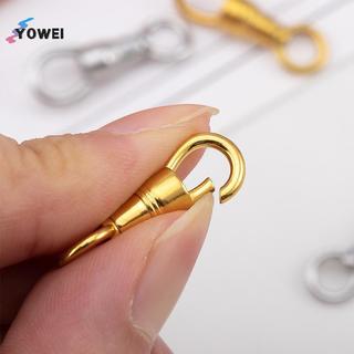 Móc chìa khóa kẹp tôm hùm bằng thép không gỉ hạng nặng YOWEI cho túi an toàn đính kèm VN