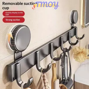 Móc treo cốc hút chân không TMOY Không cần khoan Dễ dàng cài đặt Móc áo có thể tháo rời cho bề mặt cửa sổ gạch thủy tinh TMOY
