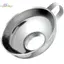 HL Rất Phổ Biến 2 Kích Thước Thép Không Gỉ Miệng Rộng Đóng Hộp Phễu Salad Đầm Chất Lỏng Phễu Phễu Lọc Dụng Cụ Nhà Bếp Tiện Ích LMWU