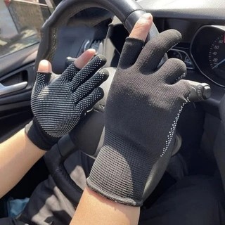 1 / 3 / 5 Đôi Găng Tay Nửa Ngón Chống Trơn Trượt Nylon Thoáng Khí - Găng Tay Màn Hình Cảm Ứng Câu Cá Ngoài Trời