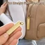 Thước Đồng GETVOW, Thước Thẳng Mini Bằng Đồng Kim Loại, Dày Nhỏ 6cm Thước Móc Khóa Văn Phòng Soạn Thảo Đồ Dùng Học Tập