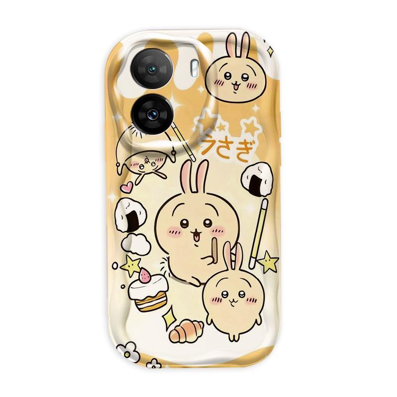 Thích Hợp Cho OPPO A57 4G A77 4G A77S 4G 3D Bé Gái TPU Mềm Hoạt Hình Chii Kawa Usagi Ốp Điện Thoại Chống Sốc