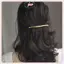 JRP 11cm Một Từ Kẹp Tóc Nữ Kim Loại Dải Vàng Dài Barrettes Kẹp Tóc Vintage Kẹp Tóc Tự Động Mịn Mùa Xuân Kẹp Hairgrip JRP