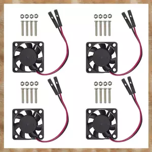 4 Quạt Làm Mát CPU Không Chổi Than Tản Nhiệt Tản Nhiệt 3.3V 5V Cho Raspberry Pi4 Pi3 B +, Pi 3, Pi 2, Pi 1 B +
