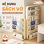 Kệ Đựng Sách Vở Để Bàn HomeMate Xếp Góc Tường Tiết Kiệm Diện Tích, Giá Đựng Tài Liệu Tạp Chí Nhiều Tầng