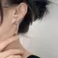 Bông Tai Cáo Trang Sức Tai Thanh Lịch Earbob Tòn Ten Nhẹ Bông Tai Hợp Kim Mặt Dây Chuyền Bông Tai Nữ Bé Gái Quà Tặng [Mina]