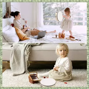 Quà tặng gõ tròn trống Tambourine Tamborine 8 "cho bữa tiệc KTV