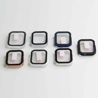 Ốp Lưng Cho Apple Watch 11 10 42 46mm 7 8 9 45mm 41mm Kính Bảo Vệ Màn Hình + Ốp Lưng Cho iWatch 4 5 SE 6 44mm 40mm Accessorie