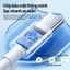 Cáp sạc nhanh PD, tương thích ip 6/7/8/X/11/12/13/14/plus/Pro/Max, cáp sạc Type-C sang Light, bện hai màu, 5 màu để chọn