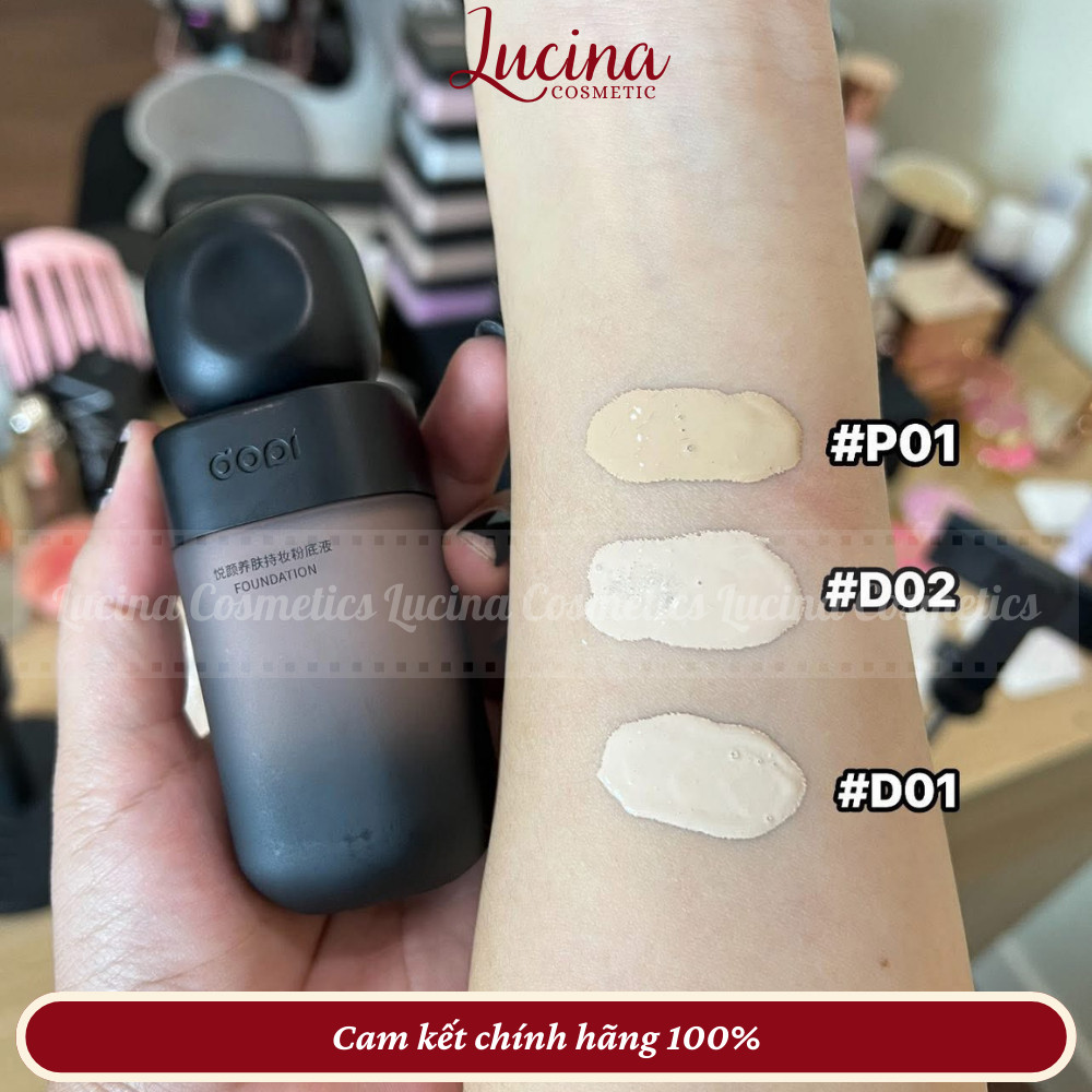 Kem Nền Dopi, Kem Nền Kiềm Dầu DOPI Lâu Trôi, Che Phủ Tốt, Giữ Nền Bền Màu 35ML LUCINA COSMETICS