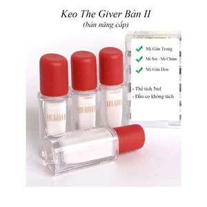 Keo dán mi The Giver 3 trong 1 gắn mi chùm mi sợi mi gân trong mi gân đen an toàn không kích ứng da