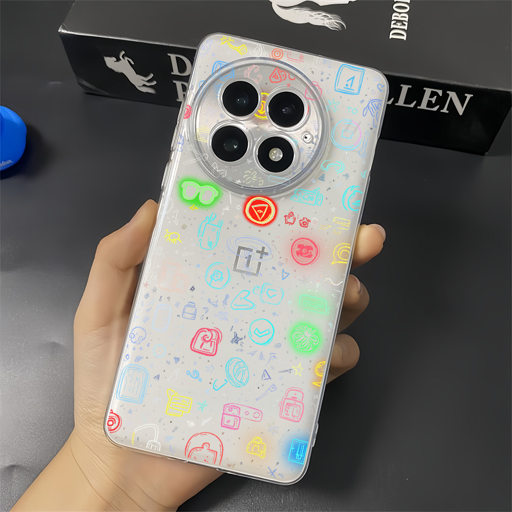 Dành Cho Oneplus Ace 6 6T / 15 13 13R 13T 12 12R 11 Ace 5 Pro Ace 3 3V 2V Nord 5 Graffiti Vỏ Điện Thoại TPU Mềm Trong Suốt / Bảo Vệ Camera Chống Sốc One plus Cover