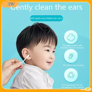 VFZ 24 Cái / túi Stiy Ear Digger Dụng Cụ Đào Tai Làm Sạch Sáp Tai Đặc Biệt Không Tổn Thương Tai Đào Thìa Tai Đào Bông Swab Louislifecool