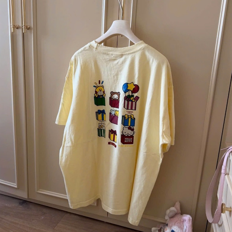 （Giao hàng 24h）Angela Áo phông nữ Form Rộng, Áo thun nữ unisex Loại 1 không xù, Chất dày dặn hàng chuẩn đẹp