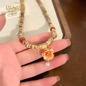 PNPIA- Tinh Tế Nước Ngọt Giọt Ngọc Trai sel Nelace Dành Cho Nữ Thời Trang Bé Gái Cá Tính Xương Đòn Dây Xích Dự Tiệc Phụ Kiện Trang Sức Quà Tặng