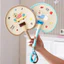 Hoạt Hình Quạt Truyền Nhiệt Mùa Hè Pu Quạt Handmade Cũ Tay Quay Mát Plantain Phong Cách Trung Hoa Cho Bé Trẻ Em Quạt