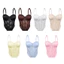 Bán chạy Ren Bán Trong Suốt Lưới Xương Cá Corset Tập Hợp Gợi Cảm Tinh Khiết Desire Xương Cá Top Miếng Lót Ngực Liền Mạch Camisole Phong Cách Mới