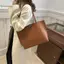 BeautifulHomeA Retro Hợp Thời Trang Túi Đeo Vai Dung Tích Lớn Túi Da PU Màu Trơn Túi Tote Nữ Túi Xách Nữ Thường Ngày Cho Nữ Quà Tặng VN