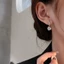 Thời Trang Phong Cách Mới Nhấp Nháy Bông Tai Kim Cương Tinh Tế Đơn Giản Phù Hợp Với Bông Tai Nhẹ Sang Trọng Thân Thiện Với Môi Trường Bông Tai Zircon LZSW