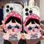 Ốp Lưng Samsung Galaxy A07 A06 A05 A04 A17 A16 A15 A14 A13 A25 A23 A22 A35 A33 A32 A31 A56 A55 A52 A51 A50 Kem Vồng Cong Edge Motif Cô Gái Dễ Thương NYK126
