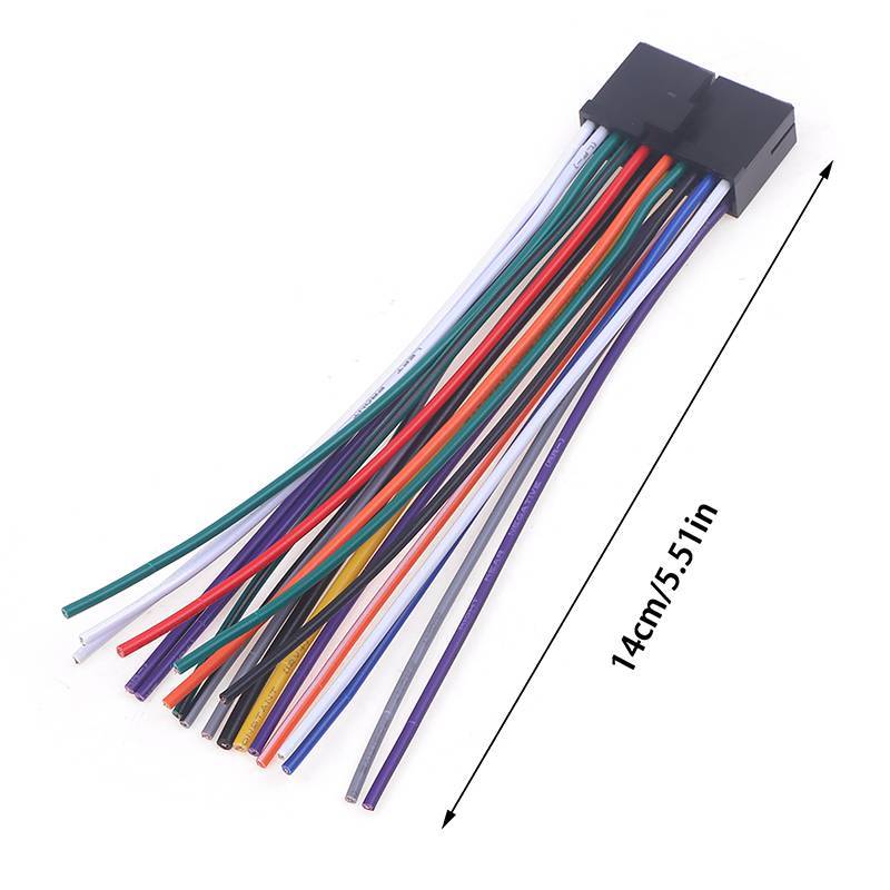 MUQV Dây Vô Tuyến Ô Tô Dây 20pin Bộ Chuyển Đổi Dây Âm Thanh Cd Dvd Cáp Kết Nối T-plug Dây Nguồn Linh Kiện Sửa Đổi n